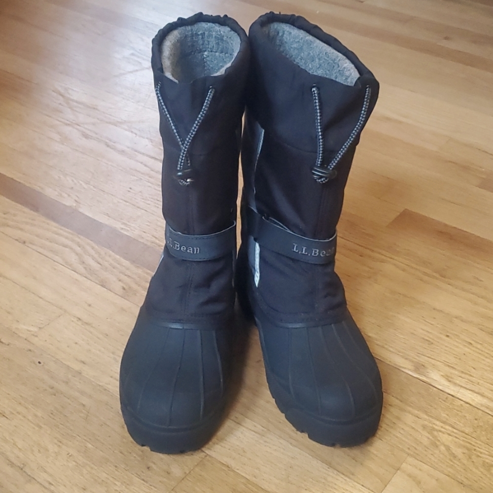 LL Bean Northwoods Waterproof Winter Snow Boots Kids Size 6 with Extra Liners